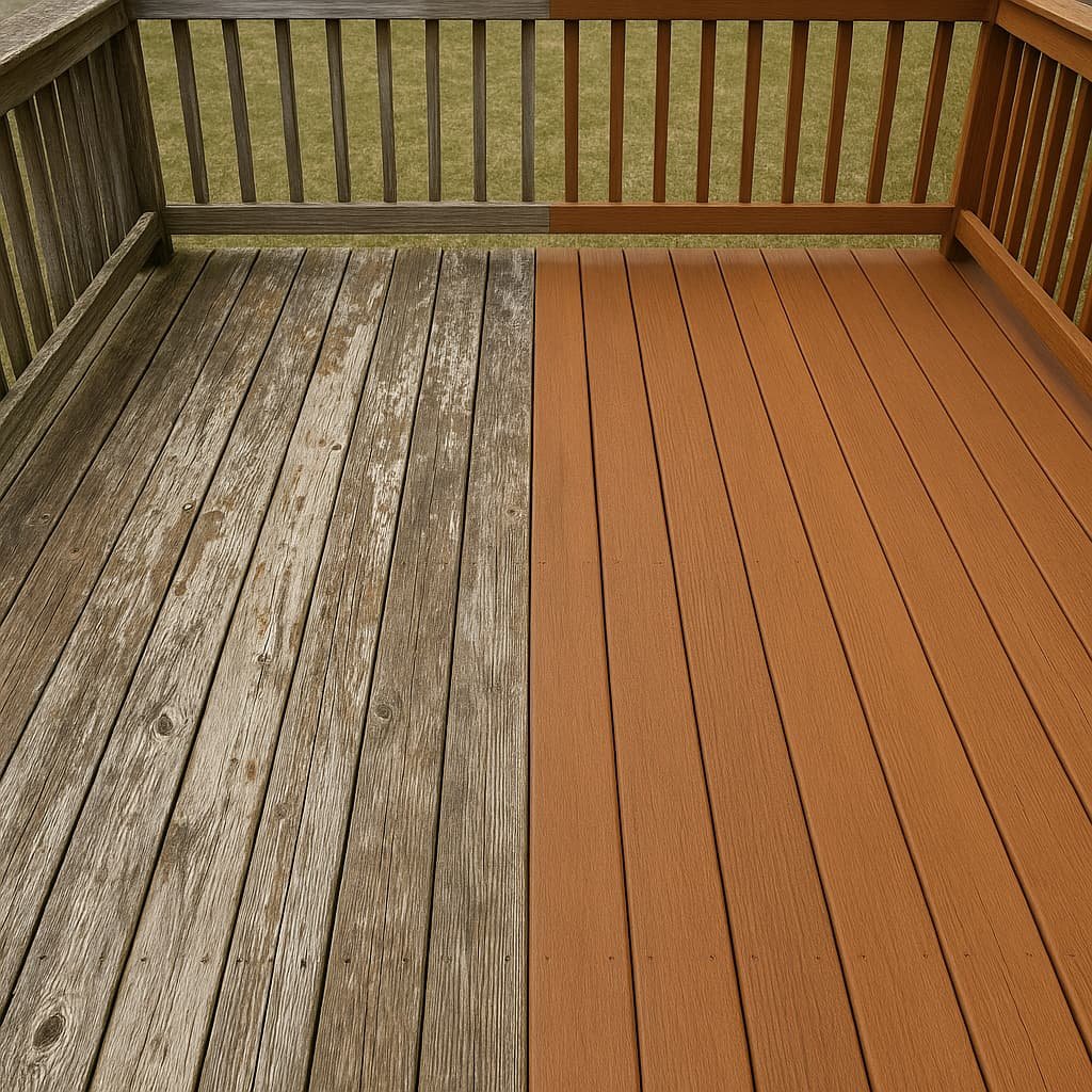 Deck and Fence Painting