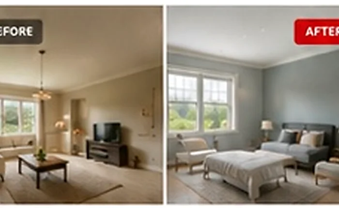 Interior painting with protection and clean lines for Bremerton homeowners
