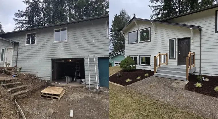 Exterior siding and trim color update